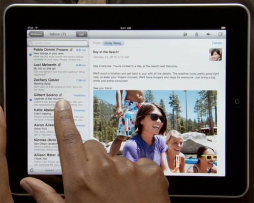 iPad Mail app