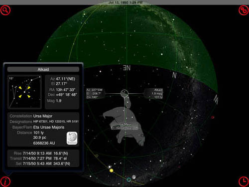 GoSkyWatch Planetarium iPad app