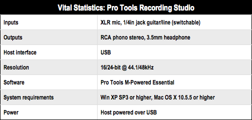 M-Audio Pro Tools Recording Studio