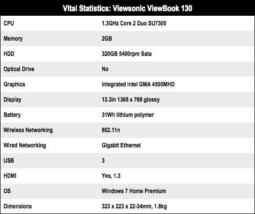 Viewsonic ViewBook 130