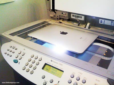 How to get a hard-copy print from an iPad