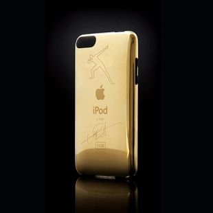 Back of gold plated ipod touch 