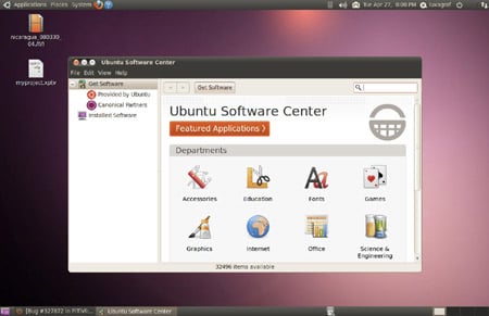 The Ubuntu Software Center