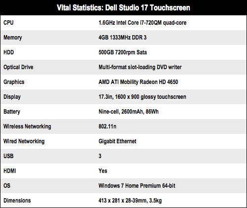 Dell Studio 17