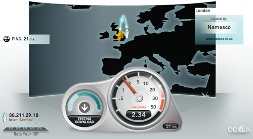 broadband test speed