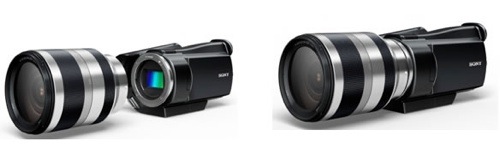 Sony interchangeable-lens camcorder