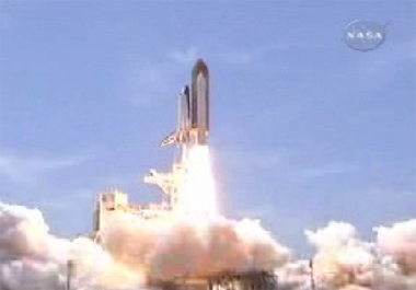 The Atlantis launch. Pic: NASA