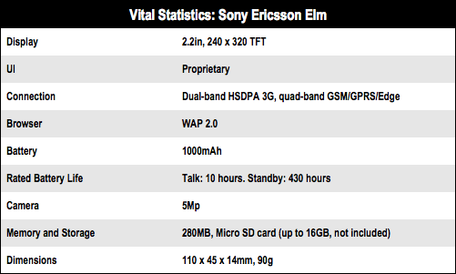 Sony Ericsson Elm