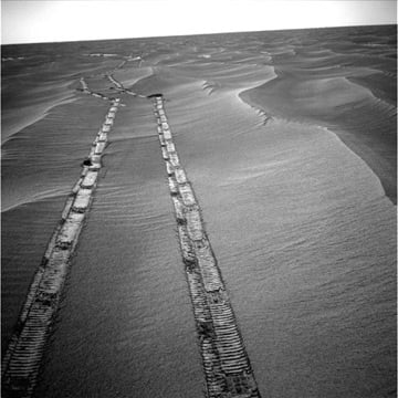 Opportunity image taken on 8 May. Pic: NASA