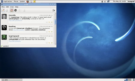 Fedora's Pino social networking client