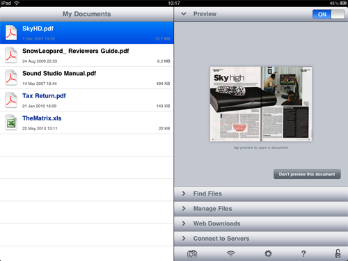 iPad Apps - Good Reader