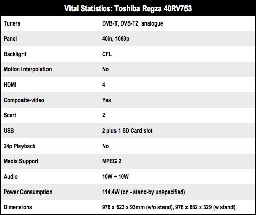 Toshiba Regza 40RV753