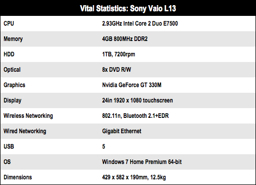 Sony Vaio L13