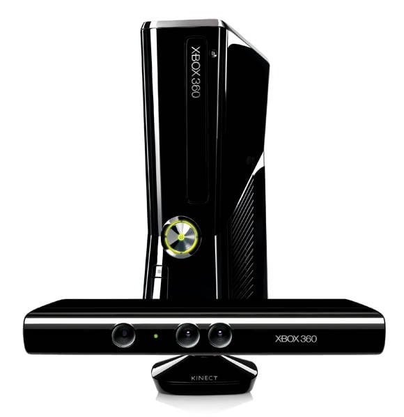 Microsoft Xbox 360 and Kinect controller