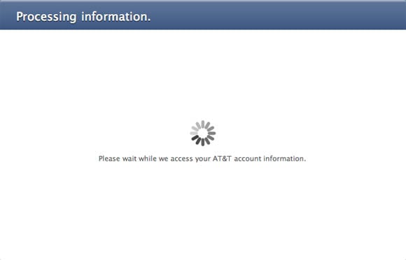 AT&T access error message