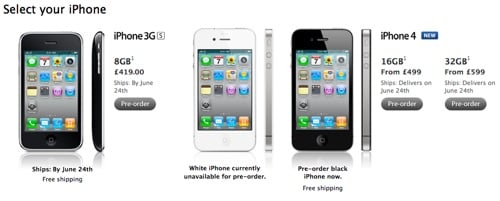 Apple iPhone 4 pre-order