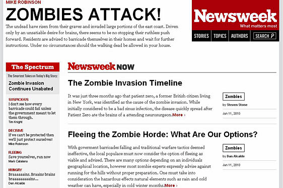 Newsweek Zombies