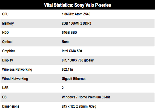 Sony Vaio P Series