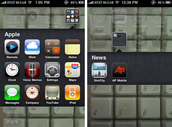 iOS 4 multitasking interface