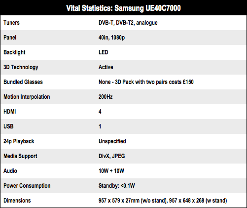 Samsung UE40C7000