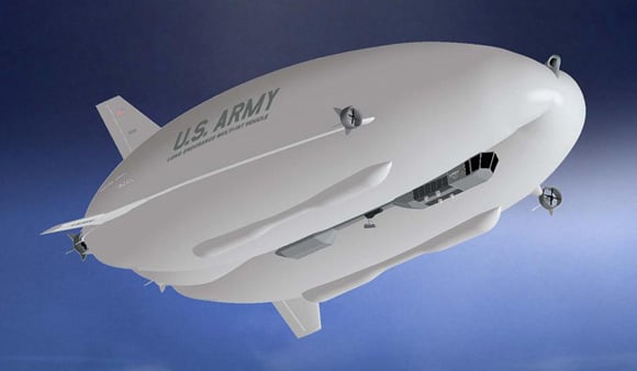 The LEMV airship to be built for the US Army. Credit: Northrop/HAV