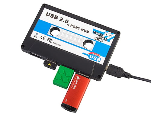 USB Cassette 4-Port Hub