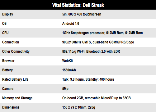 Dell Streak