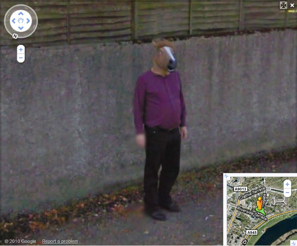 Horse boy as seen on Street View