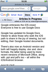 Google Docs Viewer