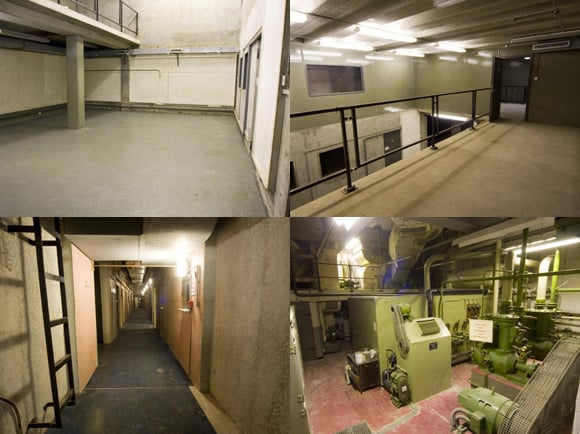 Views of the bunker