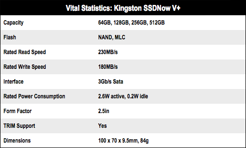Kingston SSDNow V+ 512GB