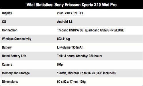 Sony Ericsson X10 Mini Pro