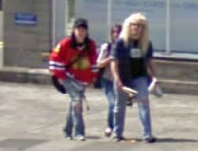 Wayne and Garth as seen on Street View