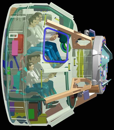 Boeing concept of the proposed CST-100 commercial crew capsule