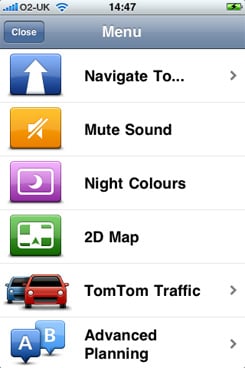 TomTom Mobile Navigation for iPhone v1.3