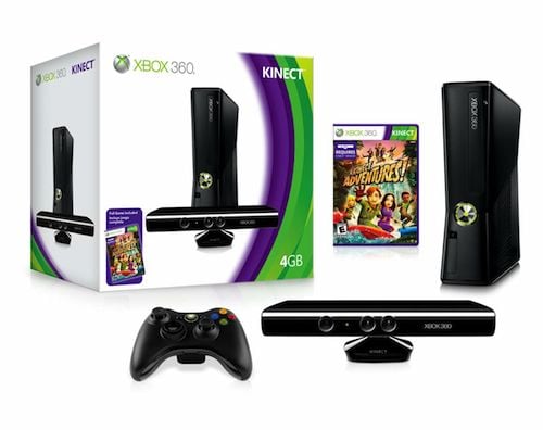 Xbox 360 Slim Console 4GB White Kinect Bundle Prices Xbox 360