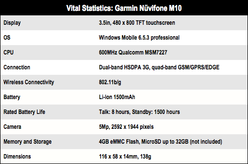 Garmin Nuvifone M10