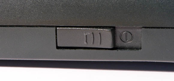 Newton MessagePad 120 - on-off switch