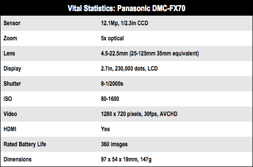 Panasonic DMC-FX70