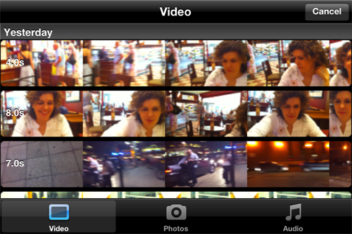 Apple iMovie for iPhone 4