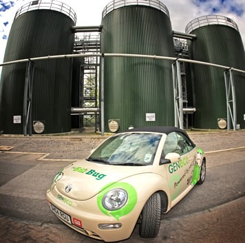 The GENeco Bio-Bug CNG fuelled Beetle. Credit: Wessex Water