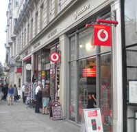 Vodafone on Piccadilly