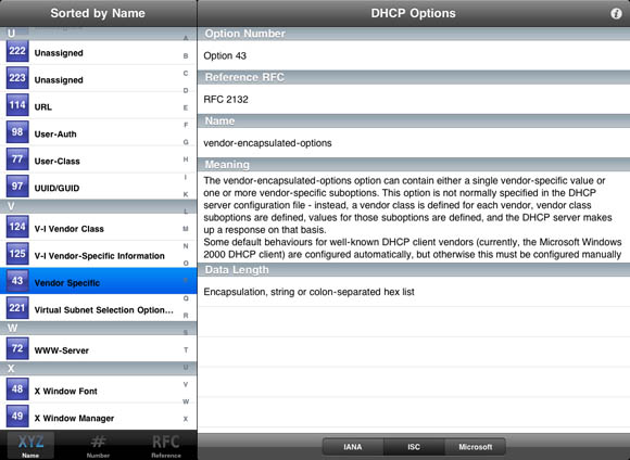 DHCP Options