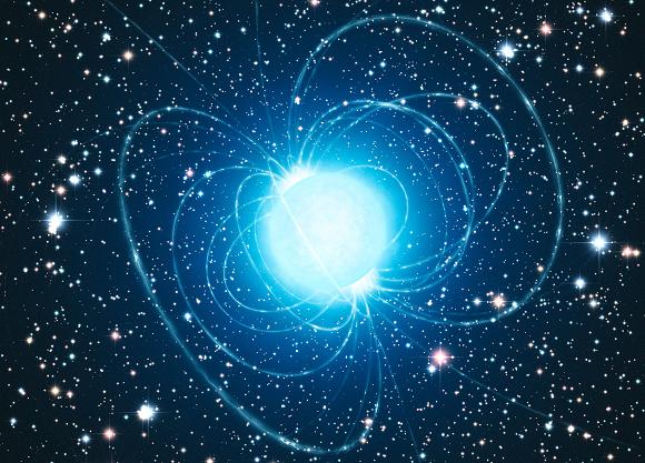 Concept pic of a magnetar. Credit: ESO