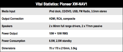 Pioneer XW-NAV1