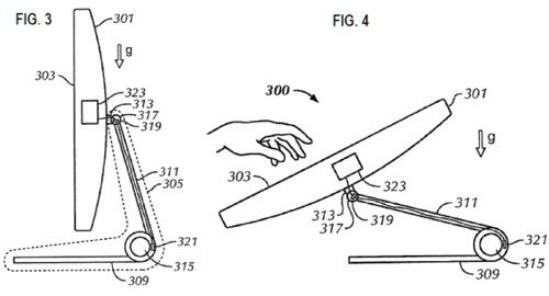 Apple touchscreen iMac patent app