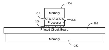 Apple 'system-on-substrate' patent-filing illustration