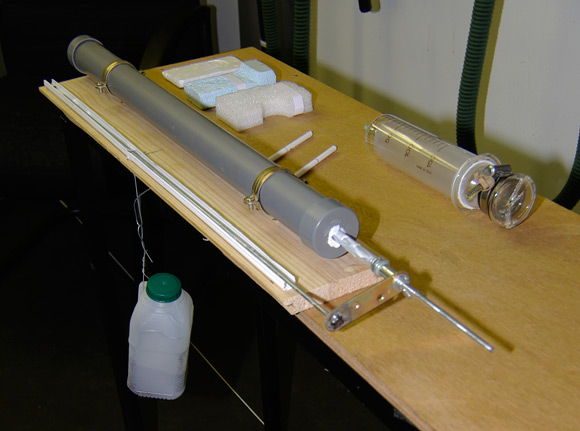 The mechanism in the hypobaric chamber