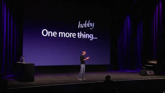 Steve Jobs introducing the Apple TV on September 1, 2010