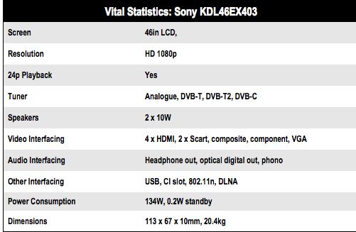 Sony 46EX403